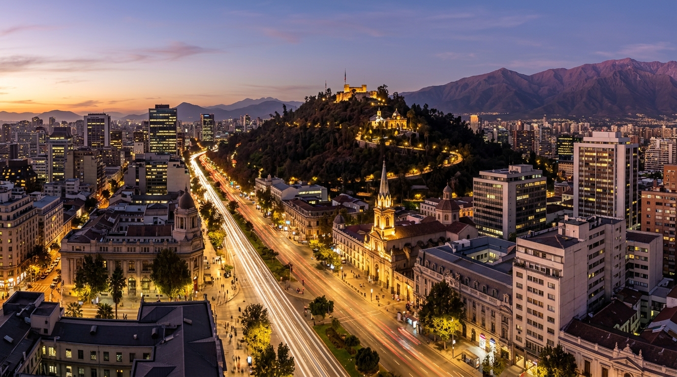 Eje Alameda & Cerro Santa Lucía, Santiago Centro - Cobertura Eléctrico SEC Santiago Centro